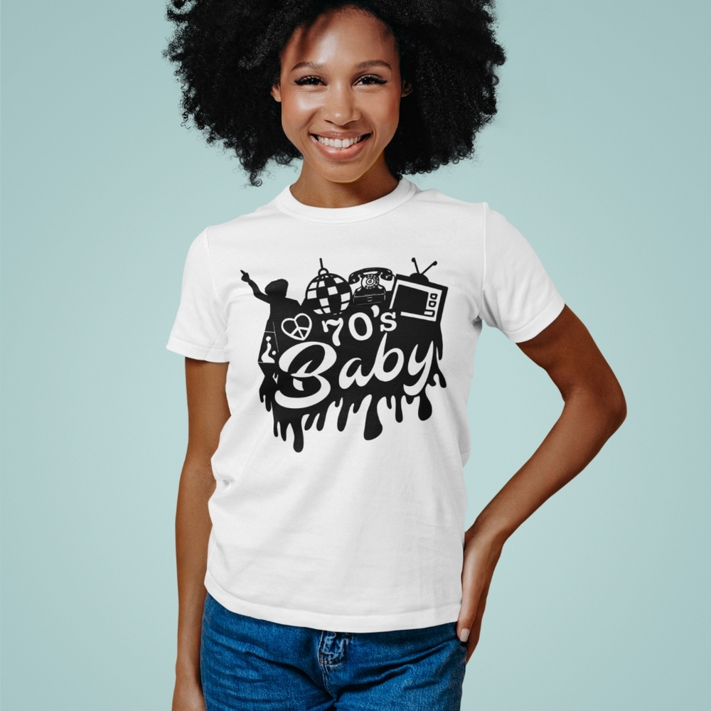 70's baby t-shirt brand new made to order